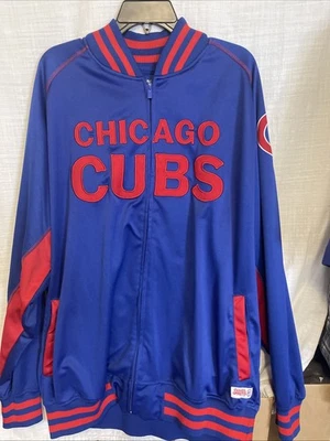 Chicago Cubs Baseball Jacket by Stitches Full Zip Front Men's Size 2XL - Image 1 of 4