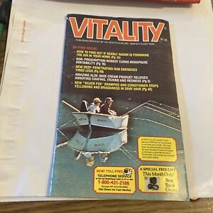 Vitality published by US Health club 1970s Booklet -Radon , Menopause, Tired leg