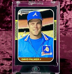 David Palmer ‘87 Donruss Baseball #325 MINT Atlanta Braves Legends Jersey Dale💙 - Picture 1 of 4
