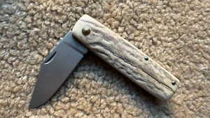 Eric Albert Bulldog Style Slipjoint Hirschgeweih - Sammlermesser - Bild 1 von 7
