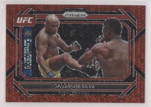 2023 Panini Prizm UFC Red Under Card Prizm /99 Anderson Silva #76