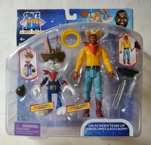 Lebron James Space Jam Toy Action Figures A New Legacy Cowboy Bugs Bunny 2 Pack - Picture 1 of 5