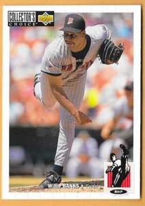 Willie Banks Minnesota Twins #46 - cubierta superior elección de coleccionista casi nuevo-como nuevo 1994 - Imagen 1 de 2