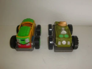 TMNT Half Shell Heros Transforming Recycle Truck Also Transforming Fire Truck - Picture 1 of 12
