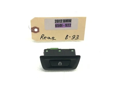 BMW 650i F12 2012-2018 interruptor de control de bloqueo central trasero OEM. Foto 1 de 4