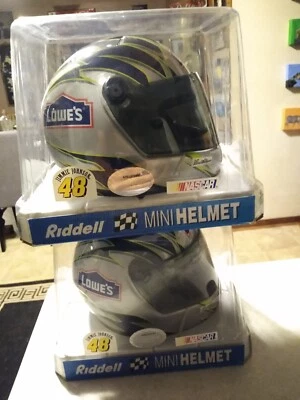 Mini casco Jimmie Johnson Lowes Riddell NASCAR 48 - obtienes 2 de ellos en total Foto 1 de 4