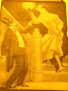 (pasteelers1) Postkarte "Wifey, I'll Buy another Drink......" um 1910🌠 - Bild 1 von 3
