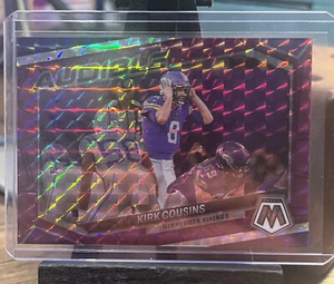 2023 Mosaic Kirk Cousins Audible Blue PRIZM Minnesota Vikings 31/99 - Picture 1 of 2