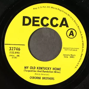 Osborne Brothers: Kein guter Sohn einer Waffe / Mein altes Kentucky Home DECCA 7" Single - Bild 1 von 2