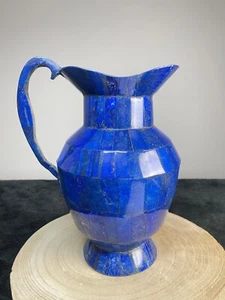 Authentischer handgefertigter Lapislazuli Wassertopf - Picture 1 of 10