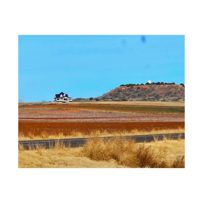Casa Solitaria Nuevo México | Póster 20" x 16" | Decoración de Pared para Hogar, Oficina | Foto 1 de 3