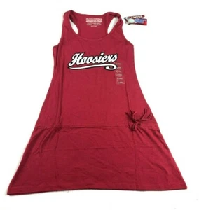 Vestido para mujer Indiana Hoosiers sin mangas nuevo con etiquetas ajuste junior con licencia oficial - Imagen 1 de 6