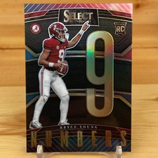 Bryce Young 1/1 2023 Select Draft Picks Football Black Prizm Numbers #SN-BY