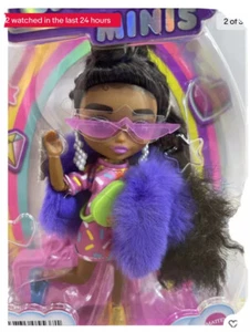 Barbie Extra Minis Doll #1 (5.5in) Fashion And accessories With Doll Stand New - Picture 1 of 3