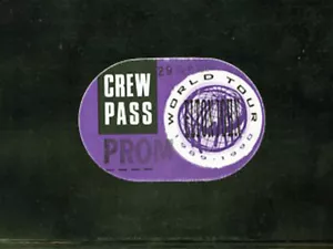 Elton John - World Tour 1989-90 - Satin Crew Backstage Pass - Bild 1 von 1
