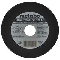 Metabo 629433000 4.5x7/8" Flapper Plus Jumbo Flap Discs 80 Grit 5 pack