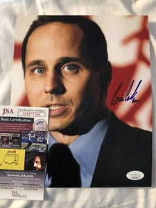 BRIAN CASHMAN FOTO AUTOGRAFATA FIRMATA 8X10 NEW YORK YANKEES GM JSA COA - Foto 1 di 5