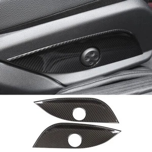 Cubierta del panel de interruptor de ajuste de asiento ABS de carbono para Benz C E GLC Clase W205 W213 15-21 - Imagen 1 de 9