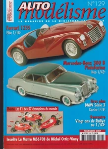 AUTO MODELISME N°129 FERRARI 125S / MERCEDES 300B / F1 DES 57 CHAMPIONS DU MONDE - Picture 1 of 2