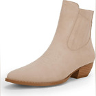 (2-2250)  Rilista Women's Cowgirl Ankle Boots Sz 10