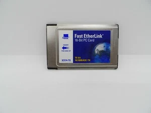 FAST ETHERLINK 16 BIT PC CARD 10/100BASE-TX 3C574-TX  #WL29 - Bild 1 von 2