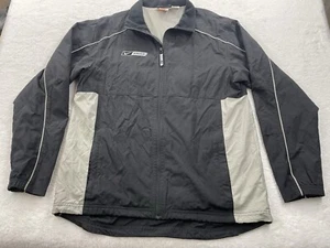 Chaqueta Nike Bauer Para Hombre Mediana Negra Cremallera Completa Hockey Retro Deportes Y2K - Imagen 1 de 12
