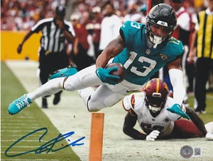 CHRISTIAN KIRK JACKSONVILLE JAGUARS BECKETT AUTHENTICATED ACTION SIGNED 8x10 - Picture 1 of 1