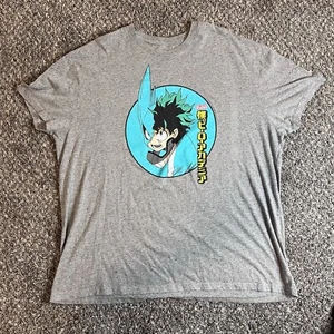 My Hero Academia Deku Maske Izuku Midoriya Rundhals Kurzarm Erwachsene T-Shirt - Bild 1 von 6