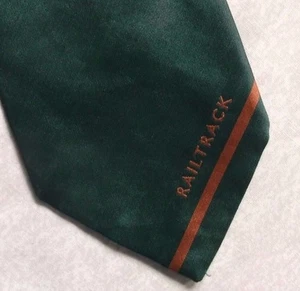 Transport Tie Mens Necktie Company Logo RAILTRACK BRITISH RAIL TRAINS - Picture 1 of 4