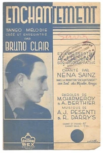 ZAUBER Tango Melodie von Bruno CLAIR A. PESENTI Gesang Nena SAINZ 1936 - Bild 1 von 2