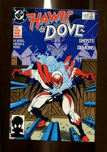 HAWK & DOVE 1 (8.0) 1ST NEW DOVE DAWN TITANS LIEFELD DC (b045) - Picture 1 of 2