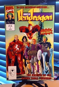 Knights of Pendragon #1, Co Staring Iron Man Marvel Comic Book 1992 - Picture 1 of 6