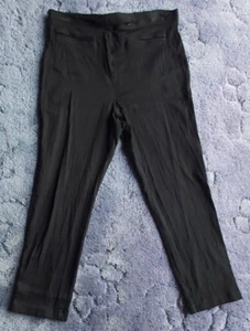 Ladies zip front, textured fabric trousers/leggings size 22 used. Seven - Picture 1 of 13