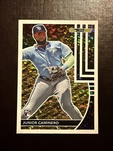 2024 Topps Update Black Gold #BG12 Junior Caminero Tampa Bay Rays - Picture 1 of 2