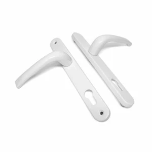 Static Caravan Door Handle White Ellbee Door Handle Mobile Home 240mm X 30mm - Picture 1 of 7