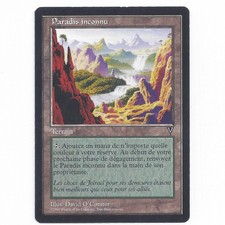 MTG Visions VIS Undiscovered Paradise french Magic Gathering Rare Land LP/NM