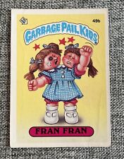 1985 Topps Garbage Pail Kids Series 2 #49b FRAN FRAN
