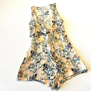 O’Neill Floral Sleeveless Romper Cutout Back Size X-Small XS  EUC - Picture 1 of 10