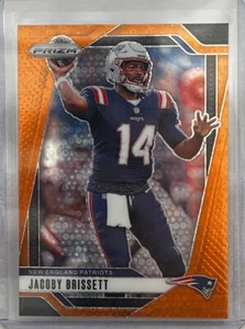 Jacoby Brissett Panini Orange Disco Prizm Football Card #194 Patriots - Picture 1 of 2