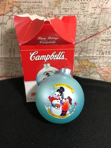Vintage 1998 Campbells Sammler Glaskugel Ornament - Bild 1 von 7