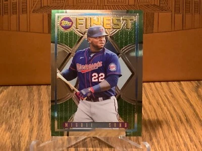 Miguel Sanó, Los Angeles Angels - 2022 Minnesota Twins Topps Finest Flashbacks - Image 1 of 2