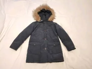 Girls Woolrich Artic Parka With Real Fur Hood Age 8 - Picture 1 of 6