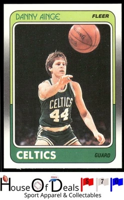 1988-89 Fleer #8 Danny Ainge Boston Celtics Basketball Card - Image 1 of 2