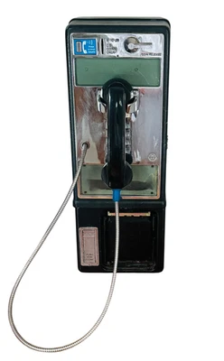 TELÉFONO PÚBLICO BELL 1985 DE COLECCIÓN SIN PROBAR utilería de pantalla 1A tono táctil Fortress ST LOUIS MO Foto 1 de 4