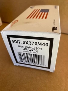 AmRad Round Run Capacitor 40/7.5 MFD 370/440 VAC USA2232 (NEW) - Picture 1 of 1
