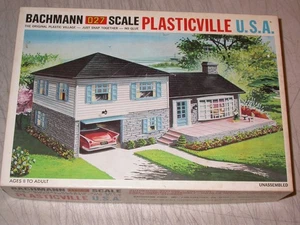 Bachman Plasticville O Scale Split-Level House Kit #1908 Sealed Parts - Picture 1 of 2