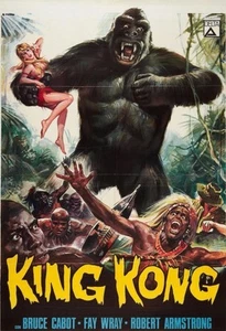 16mm Spielfilm mit allen Zwischensequenzen 1933 "King Kong" in s/w mit Ton - Bild 1 von 24