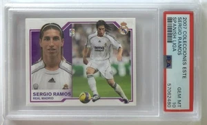 2007 Colecciones Este Sergio Ramos Spanish Liga Real Madrid PSA 10 - Picture 1 of 2