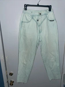 Vintage Rocky Mountain Jeans 11 Light Blue Denim Rockies Bareback Western U - Picture 1 of 12
