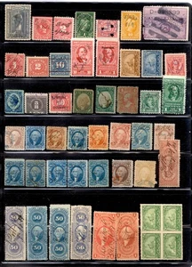 REVENUE49 Stamps U.S. Old Lot Used - Picture 1 of 1